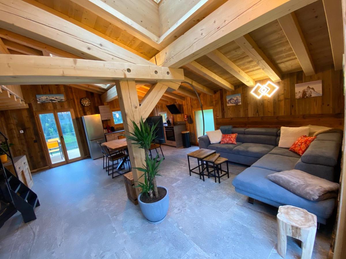 Chalet Du Champel Jacuzzi Saint-Gervais-les-Bains Kültér fotó